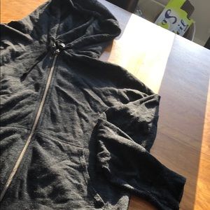 Lightweight hooded sweatshirt